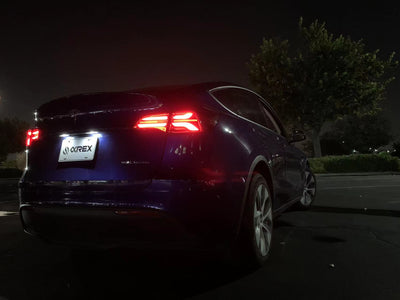 AlphaRex Tesla Model 3/Y Tail Lights. (Amber OEM turn signal)