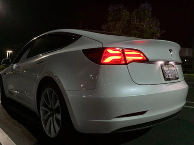 AlphaRex Tesla Model 3/Y Tail Lights. (Red OEM turn signal)