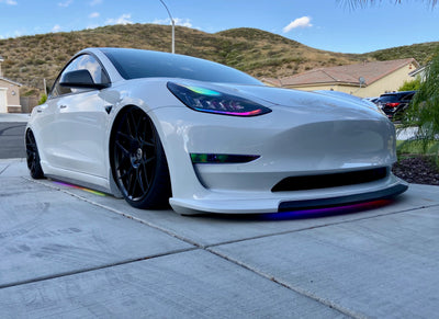 Tesla Model 3 Plaid Series RGBW Plug and Play Headlights (Blacked Out) - TesLux Innovations